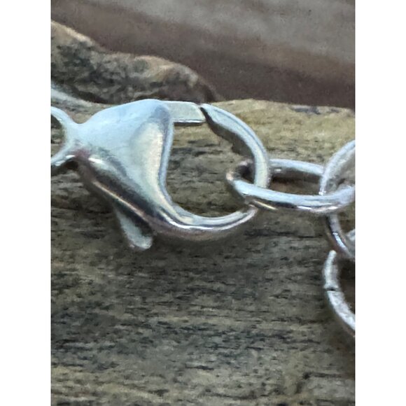 Sterling Silver Chain Maille Bracelet By B. Lang With Lobster Clasp 21.15g 7" - Picture 4 of 6